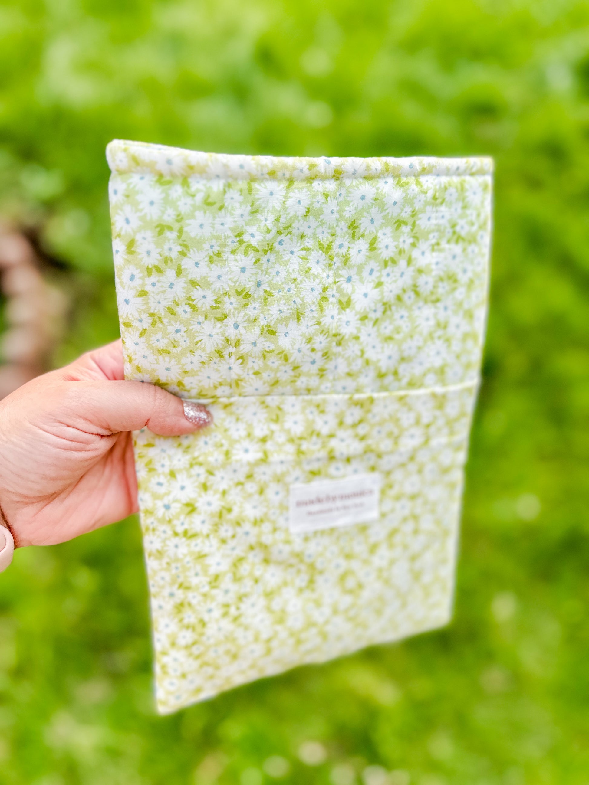 The Minty Meadow Small Book Sleeve