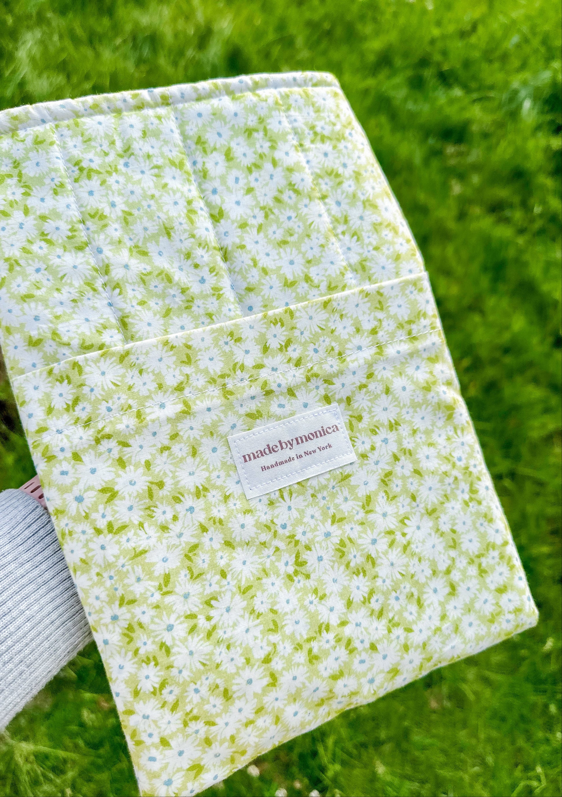 The Minty Meadow Large Book Sleeve