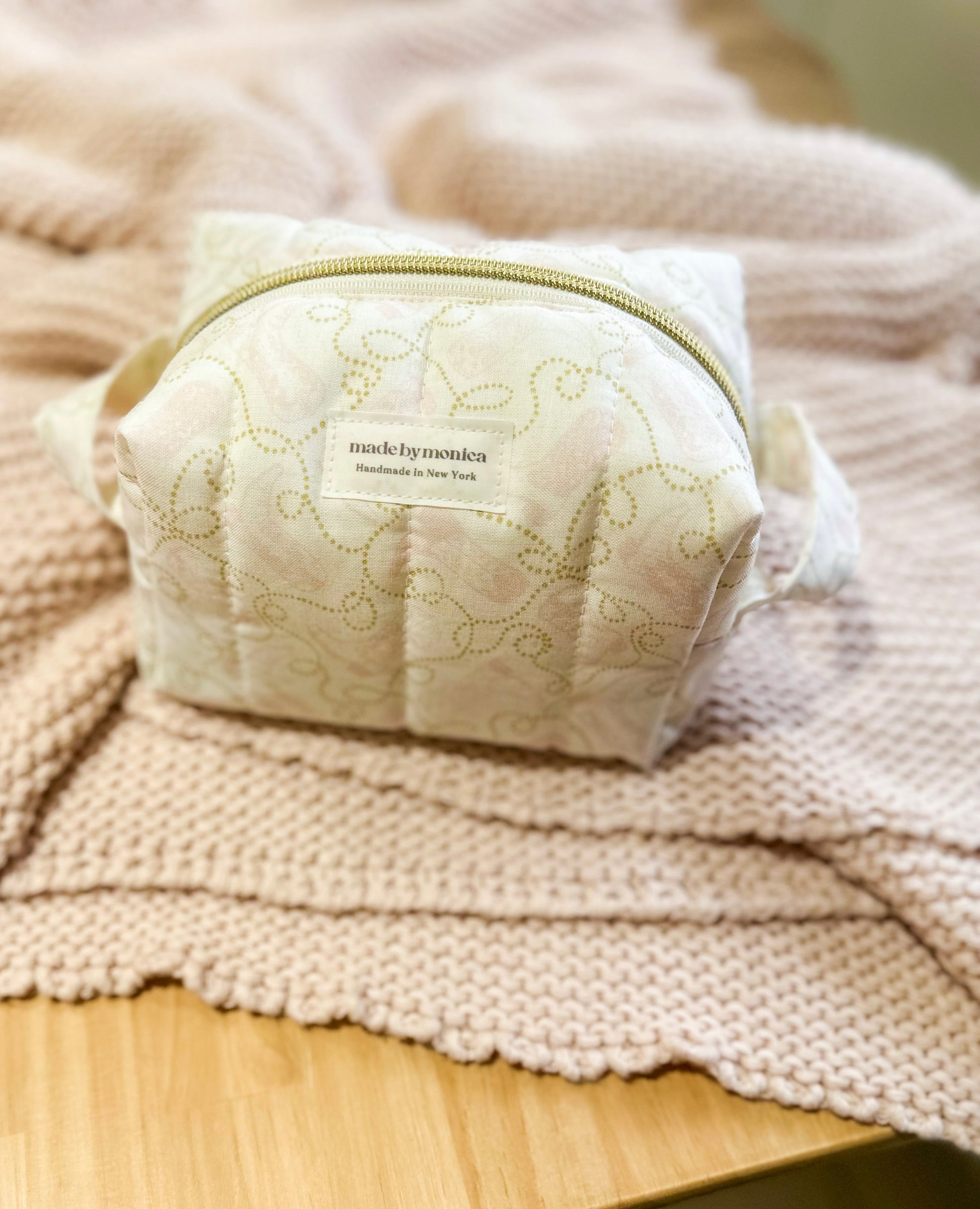 Rodeo Romance Quilted Makeup Bag Mini