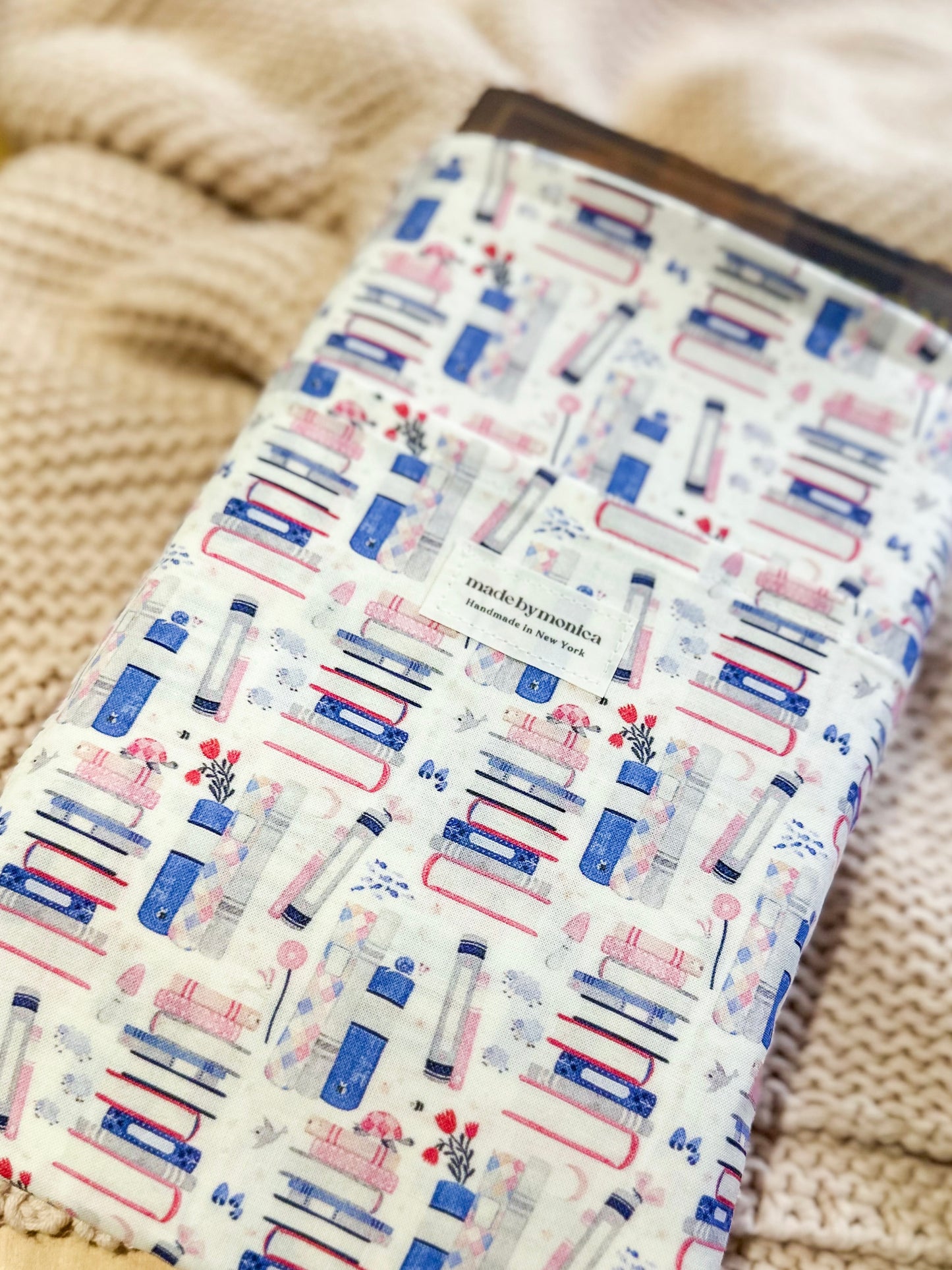 The Bookish Stack Large Book Sleeve
