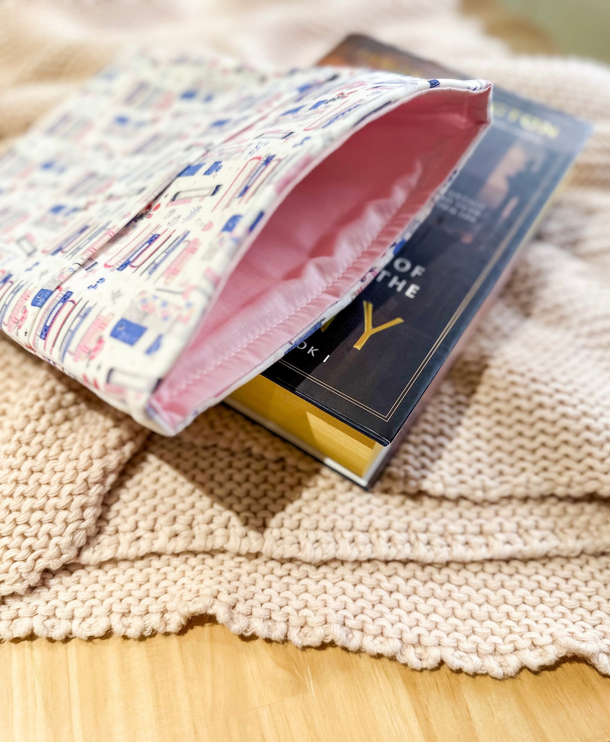 The Bookish Stack Large Book Sleeve