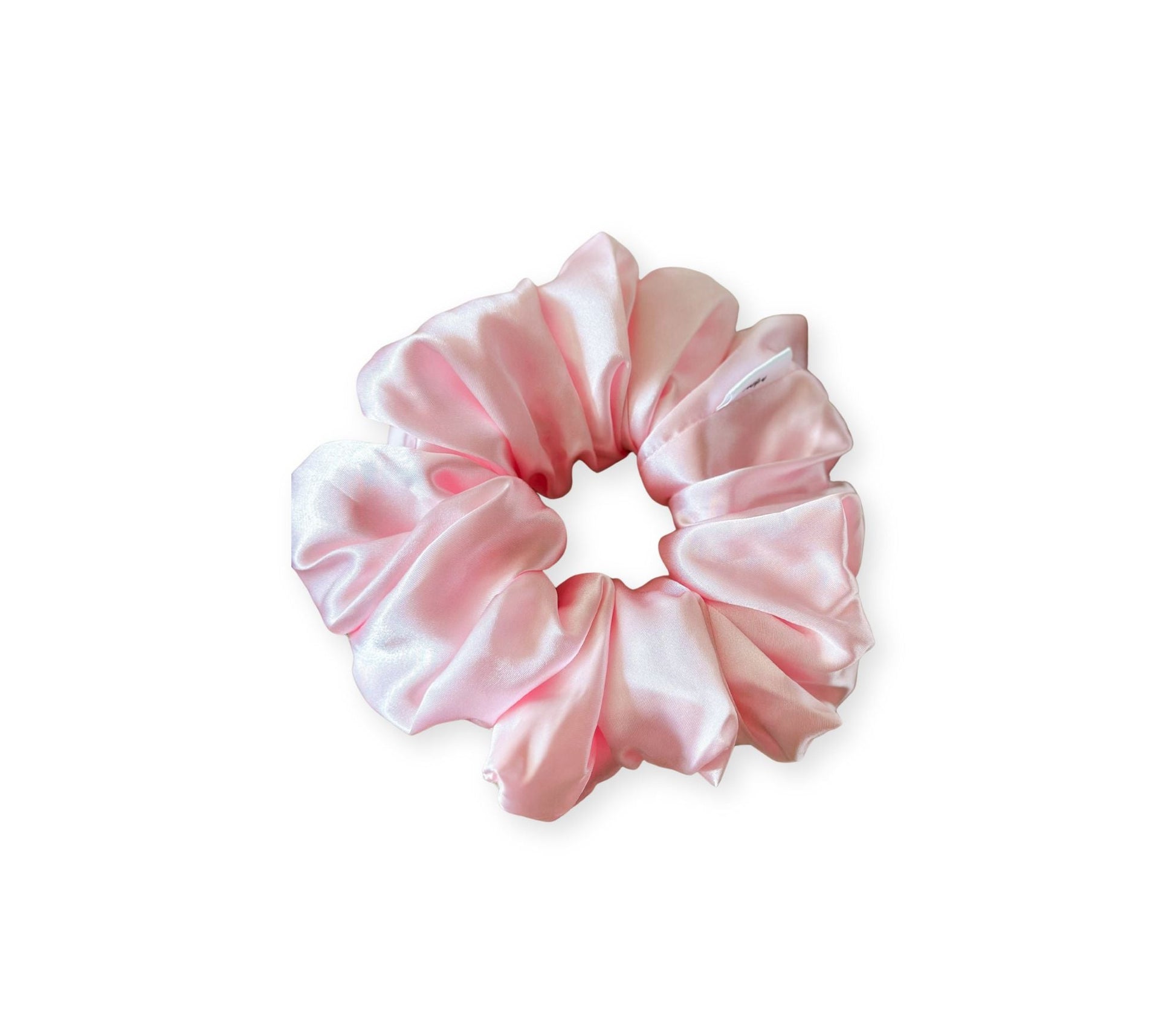 XL Satin WIDE-ELASTIC Scrunchie - Pink