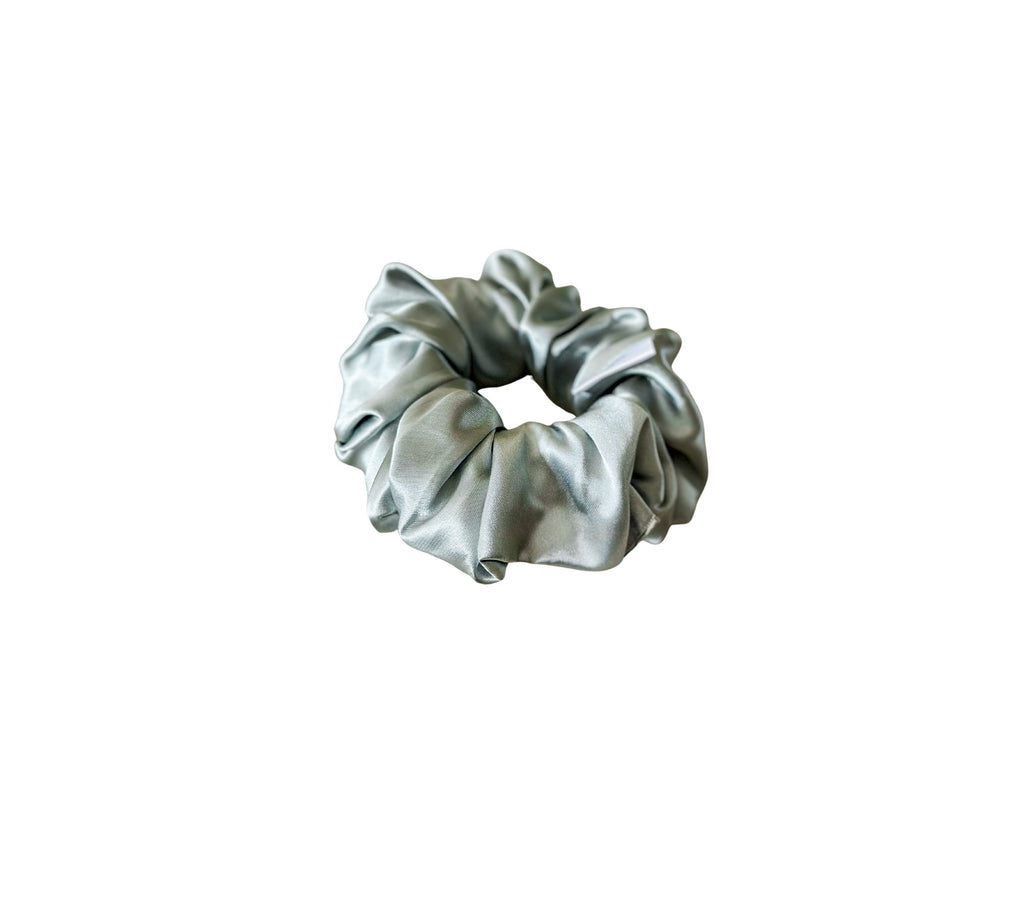 XL Satin WIDE-ELASTIC Scrunchie - Dusty Sage