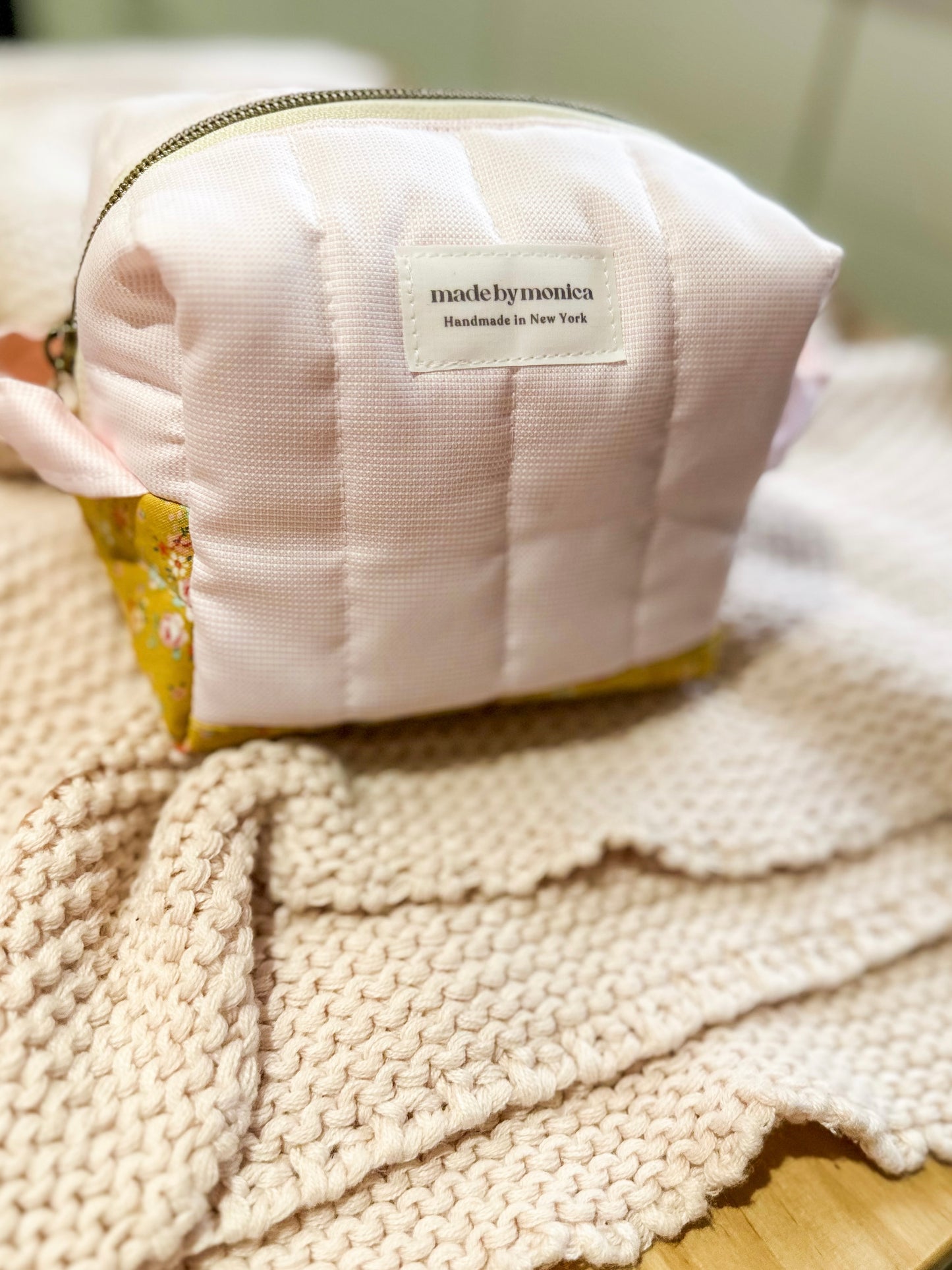 Rosy Bloom Makeup Bag Mini